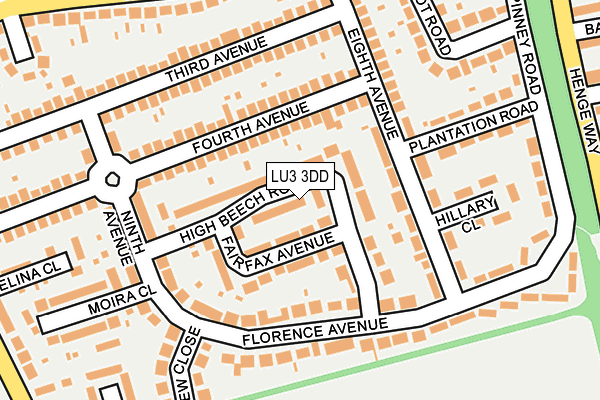 LU3 3DD map - OS OpenMap – Local (Ordnance Survey) LU3 3DD map - OS OpenMap – Local (Ordnance Survey)