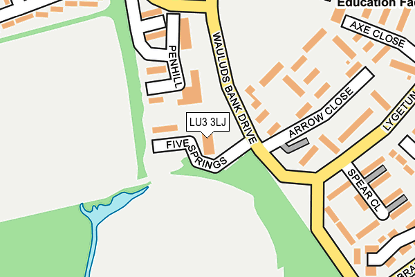 LU3 3LJ map - OS OpenMap – Local (Ordnance Survey) LU3 3LJ map - OS OpenMap – Local (Ordnance Survey)