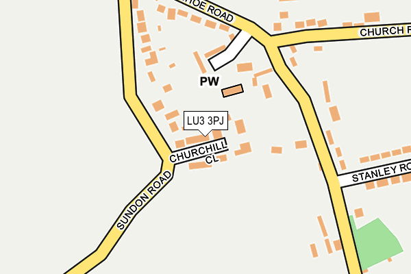 LU3 3PJ map - OS OpenMap – Local (Ordnance Survey) LU3 3PJ map - OS OpenMap – Local (Ordnance Survey)