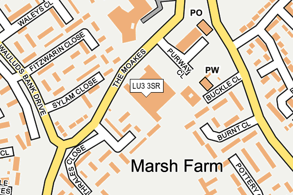 LU3 3SR map - OS OpenMap – Local (Ordnance Survey) LU3 3SR map - OS OpenMap – Local (Ordnance Survey)