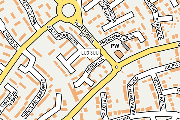 LU3 3UU map - OS OpenMap – Local (Ordnance Survey) LU3 3UU map - OS OpenMap – Local (Ordnance Survey)