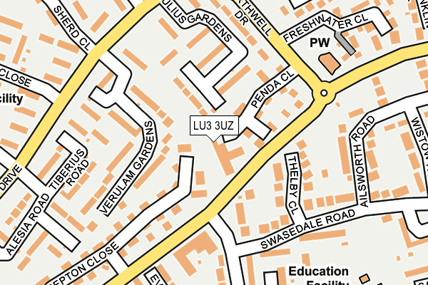 LU3 3UZ map - OS OpenMap – Local (Ordnance Survey) LU3 3UZ map - OS OpenMap – Local (Ordnance Survey)