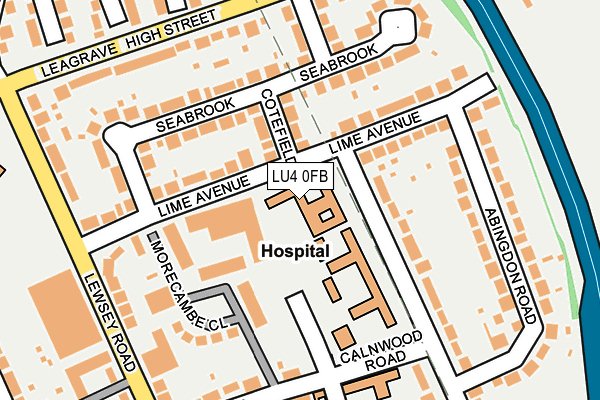 LU4 0FB maps, stats, and open data