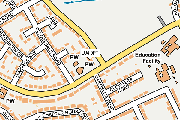LU4 0PT map - OS OpenMap – Local (Ordnance Survey) LU4 0PT map - OS OpenMap – Local (Ordnance Survey)