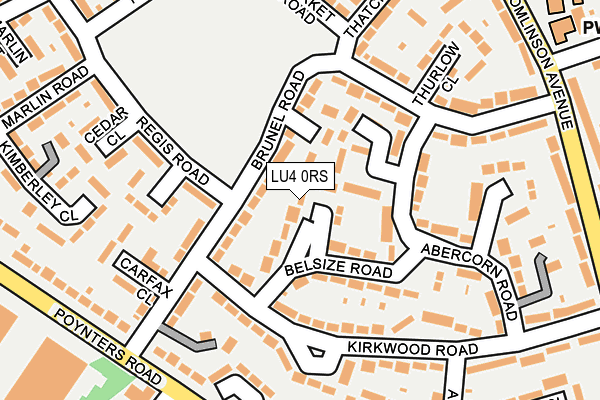LU4 0RS map - OS OpenMap – Local (Ordnance Survey) LU4 0RS map - OS OpenMap – Local (Ordnance Survey)
