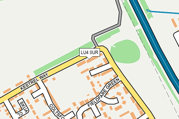 LU4 0UR map - OS OpenMap – Local (Ordnance Survey) LU4 0UR map - OS OpenMap – Local (Ordnance Survey)