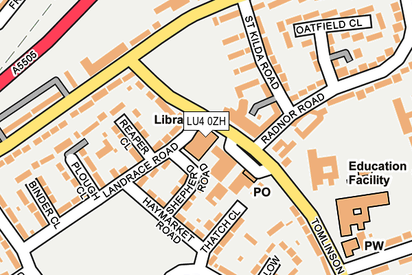 LU4 0ZH map - OS OpenMap – Local (Ordnance Survey) LU4 0ZH map - OS OpenMap – Local (Ordnance Survey)