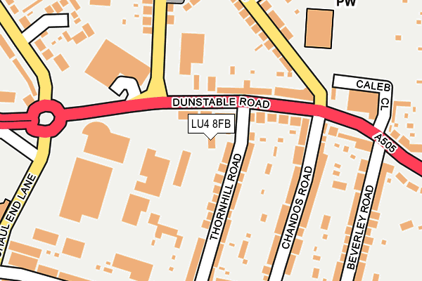 LU4 8FB map - OS OpenMap – Local (Ordnance Survey) LU4 8FB map - OS OpenMap – Local (Ordnance Survey)