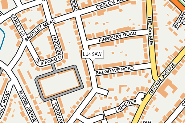 LU4 9AW maps, stats, and open data