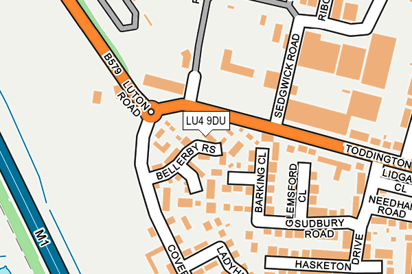 LU4 9DU map - OS OpenMap – Local (Ordnance Survey) LU4 9DU map - OS OpenMap – Local (Ordnance Survey)