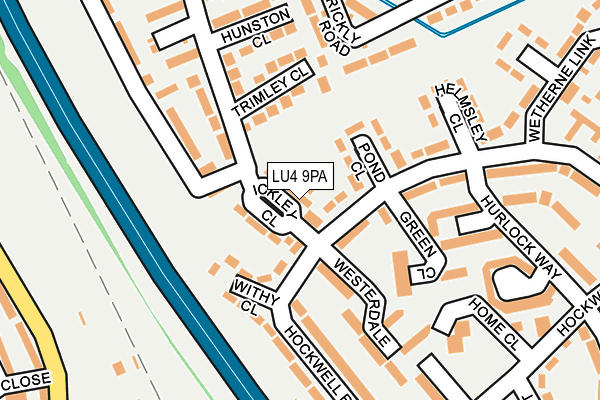 LU4 9PA map - OS OpenMap – Local (Ordnance Survey) LU4 9PA map - OS OpenMap – Local (Ordnance Survey)