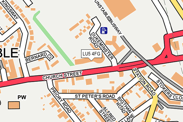 LU5 4FG map - OS OpenMap – Local (Ordnance Survey) LU5 4FG map - OS OpenMap – Local (Ordnance Survey)