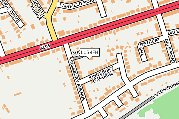 LU5 4FH map - OS OpenMap – Local (Ordnance Survey) LU5 4FH map - OS OpenMap – Local (Ordnance Survey)