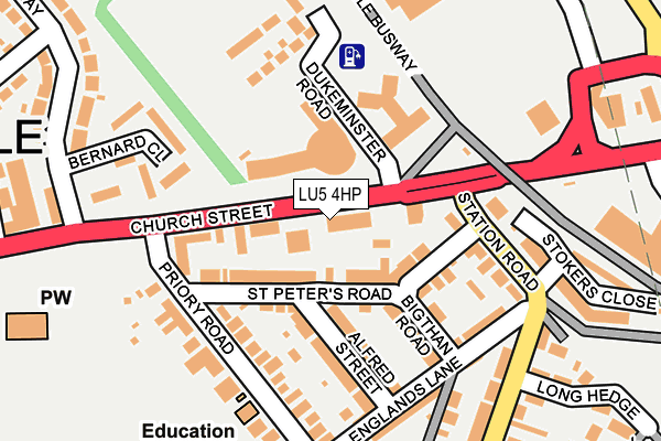 LU5 4HP map - OS OpenMap – Local (Ordnance Survey) LU5 4HP map - OS OpenMap – Local (Ordnance Survey)