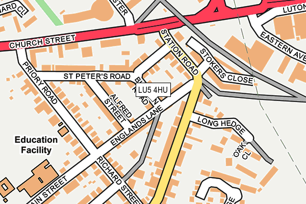 LU5 4HU map - OS OpenMap – Local (Ordnance Survey) LU5 4HU map - OS OpenMap – Local (Ordnance Survey)