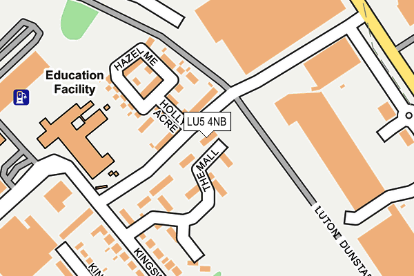 LU5 4NB map - OS OpenMap – Local (Ordnance Survey) LU5 4NB map - OS OpenMap – Local (Ordnance Survey)