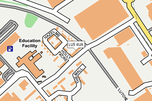 LU5 4UA map - OS OpenMap – Local (Ordnance Survey) LU5 4UA map - OS OpenMap – Local (Ordnance Survey)