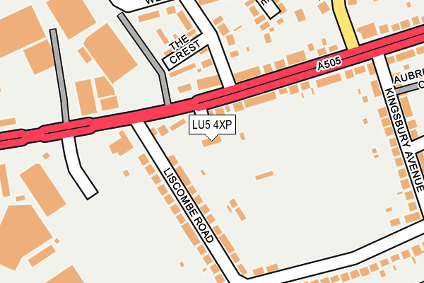 LU5 4XP map - OS OpenMap – Local (Ordnance Survey) LU5 4XP map - OS OpenMap – Local (Ordnance Survey)