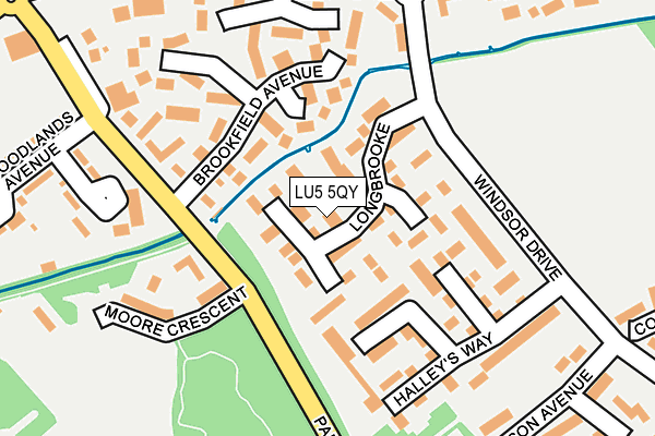 LU5 5QY map - OS OpenMap – Local (Ordnance Survey) LU5 5QY map - OS OpenMap – Local (Ordnance Survey)