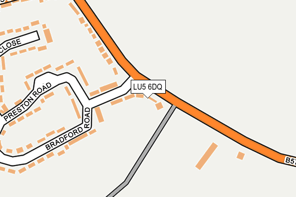LU5 6DQ map - OS OpenMap – Local (Ordnance Survey) LU5 6DQ map - OS OpenMap – Local (Ordnance Survey)
