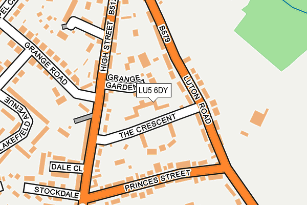 LU5 6DY map - OS OpenMap – Local (Ordnance Survey) LU5 6DY map - OS OpenMap – Local (Ordnance Survey)