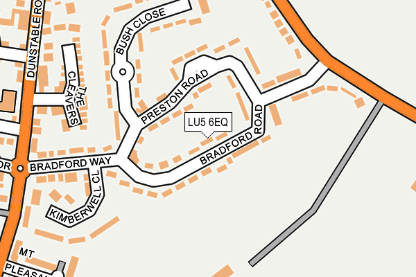 LU5 6EQ map - OS OpenMap – Local (Ordnance Survey) LU5 6EQ map - OS OpenMap – Local (Ordnance Survey)