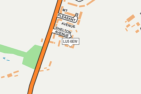 LU5 6EW map - OS OpenMap – Local (Ordnance Survey) LU5 6EW map - OS OpenMap – Local (Ordnance Survey)