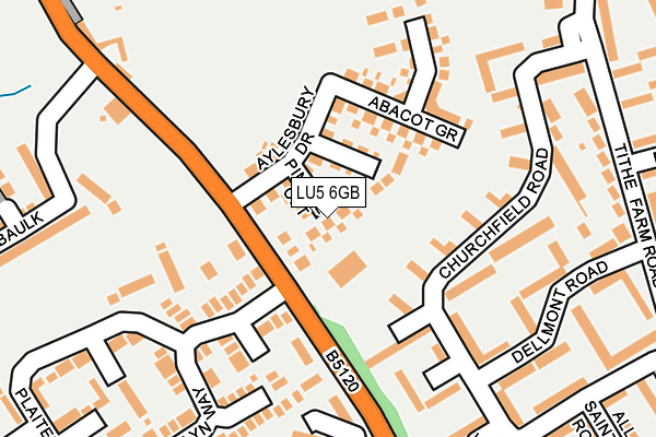 LU5 6GB map - OS OpenMap – Local (Ordnance Survey) LU5 6GB map - OS OpenMap – Local (Ordnance Survey)