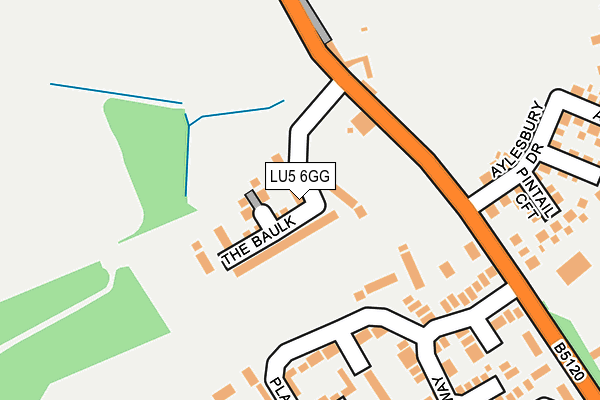 LU5 6GG map - OS OpenMap – Local (Ordnance Survey) LU5 6GG map - OS OpenMap – Local (Ordnance Survey)