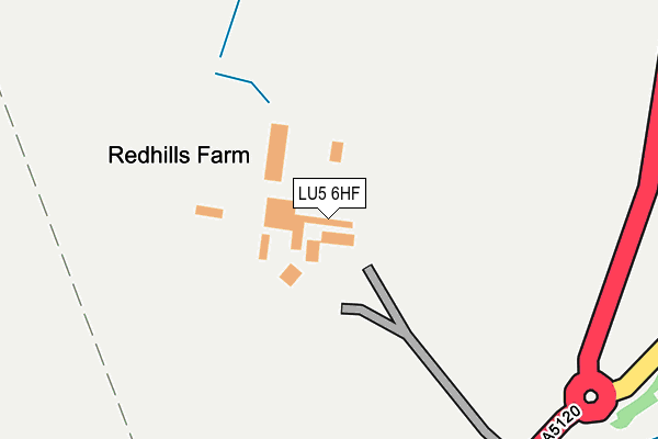 LU5 6HF map - OS OpenMap – Local (Ordnance Survey) LU5 6HF map - OS OpenMap – Local (Ordnance Survey)