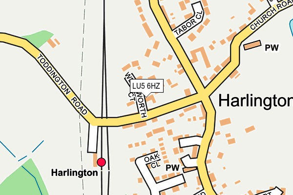 LU5 6HZ map - OS OpenMap – Local (Ordnance Survey) LU5 6HZ map - OS OpenMap – Local (Ordnance Survey)