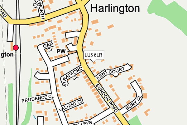 LU5 6LR map - OS OpenMap – Local (Ordnance Survey)