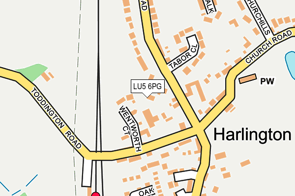 LU5 6PG map - OS OpenMap – Local (Ordnance Survey) LU5 6PG map - OS OpenMap – Local (Ordnance Survey)