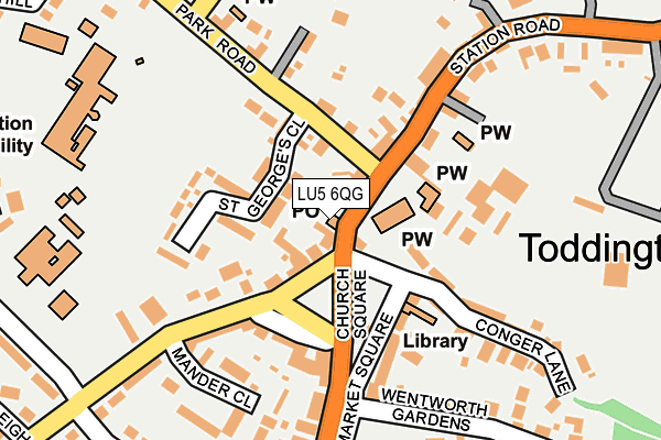 LU5 6QG map - OS OpenMap – Local (Ordnance Survey) LU5 6QG map - OS OpenMap – Local (Ordnance Survey)