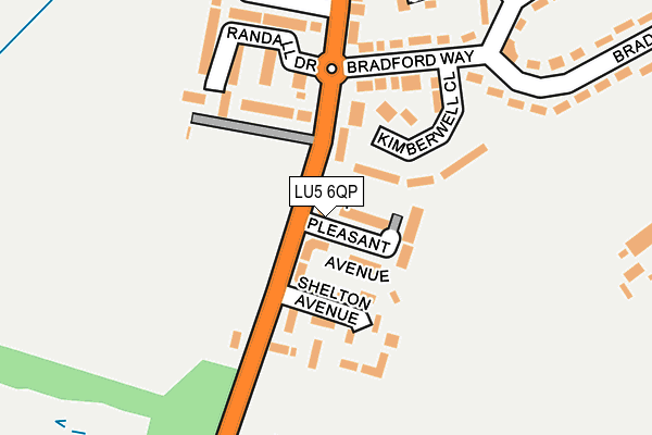 LU5 6QP map - OS OpenMap – Local (Ordnance Survey) LU5 6QP map - OS OpenMap – Local (Ordnance Survey)
