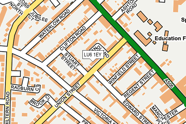 LU6 1EY map - OS OpenMap – Local (Ordnance Survey) LU6 1EY map - OS OpenMap – Local (Ordnance Survey)