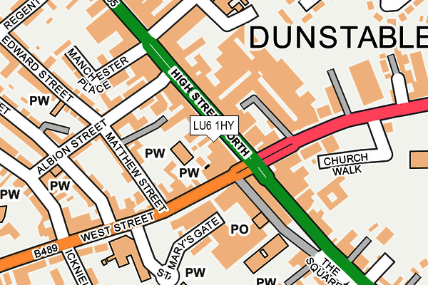 LU6 1HY map - OS OpenMap – Local (Ordnance Survey) LU6 1HY map - OS OpenMap – Local (Ordnance Survey)