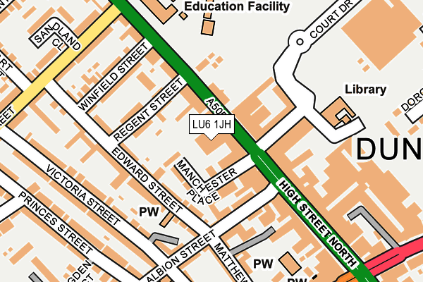 LU6 1JH map - OS OpenMap – Local (Ordnance Survey) LU6 1JH map - OS OpenMap – Local (Ordnance Survey)