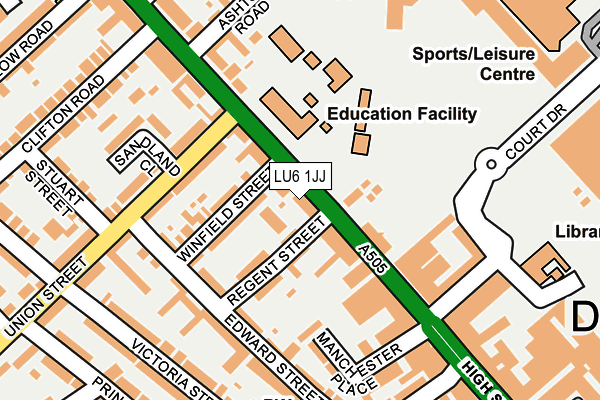 LU6 1JJ map - OS OpenMap – Local (Ordnance Survey) LU6 1JJ map - OS OpenMap – Local (Ordnance Survey)