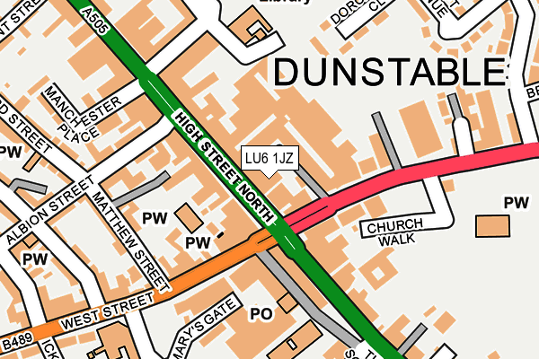 LU6 1JZ map - OS OpenMap – Local (Ordnance Survey) LU6 1JZ map - OS OpenMap – Local (Ordnance Survey)