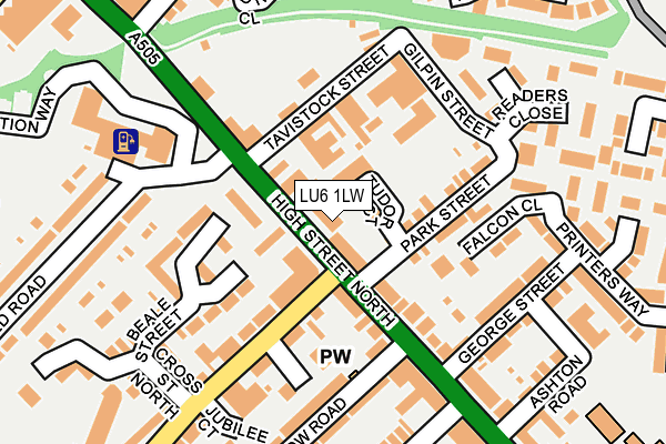 LU6 1LW map - OS OpenMap – Local (Ordnance Survey) LU6 1LW map - OS OpenMap – Local (Ordnance Survey)