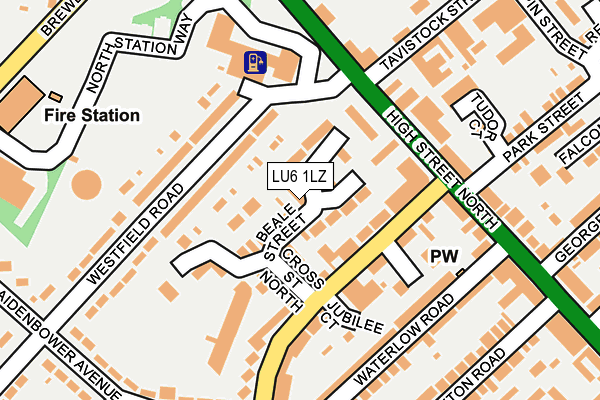 LU6 1LZ map - OS OpenMap – Local (Ordnance Survey) LU6 1LZ map - OS OpenMap – Local (Ordnance Survey)