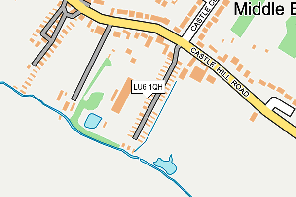 LU6 1QH map - OS OpenMap – Local (Ordnance Survey) LU6 1QH map - OS OpenMap – Local (Ordnance Survey)