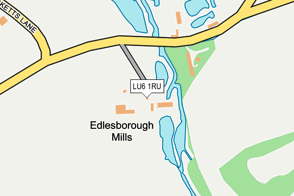 LU6 1RU map - OS OpenMap – Local (Ordnance Survey) LU6 1RU map - OS OpenMap – Local (Ordnance Survey)