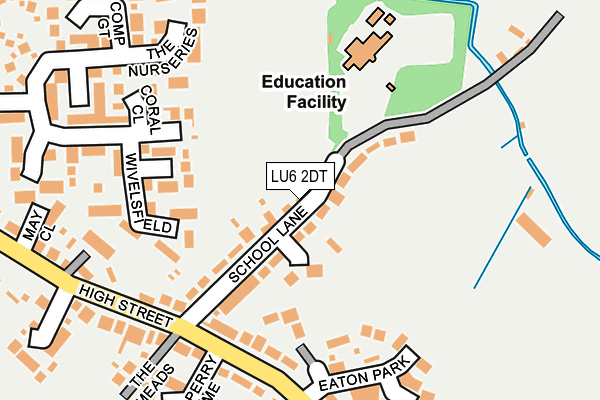 LU6 2DT map - OS OpenMap – Local (Ordnance Survey) LU6 2DT map - OS OpenMap – Local (Ordnance Survey)