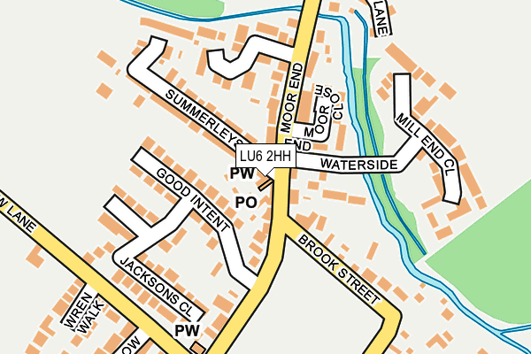 LU6 2HH map - OS OpenMap – Local (Ordnance Survey) LU6 2HH map - OS OpenMap – Local (Ordnance Survey)