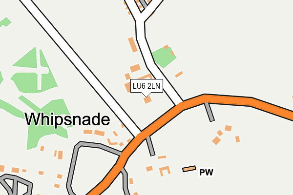 LU6 2LN map - OS OpenMap – Local (Ordnance Survey) LU6 2LN map - OS OpenMap – Local (Ordnance Survey)