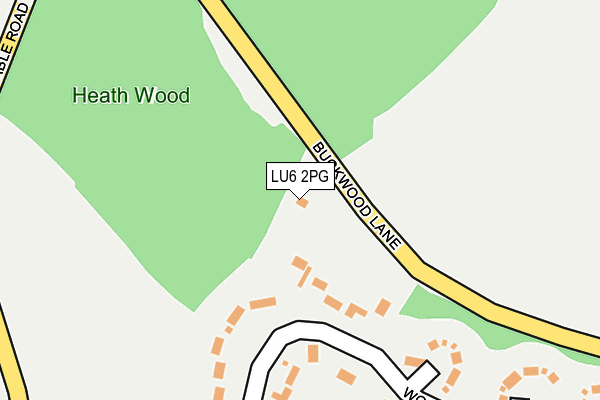 LU6 2PG map - OS OpenMap – Local (Ordnance Survey) LU6 2PG map - OS OpenMap – Local (Ordnance Survey)