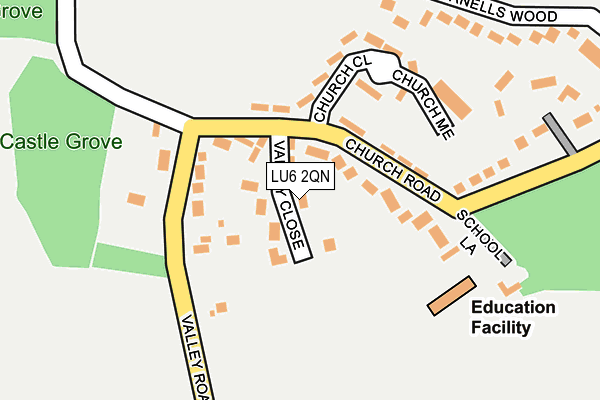 LU6 2QN map - OS OpenMap – Local (Ordnance Survey) LU6 2QN map - OS OpenMap – Local (Ordnance Survey)