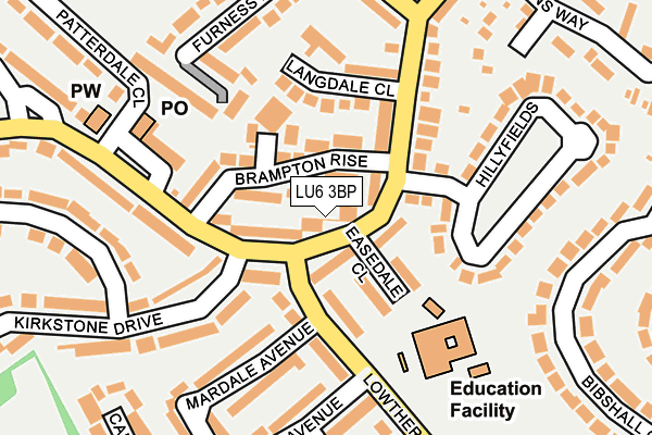 LU6 3BP map - OS OpenMap – Local (Ordnance Survey) LU6 3BP map - OS OpenMap – Local (Ordnance Survey)